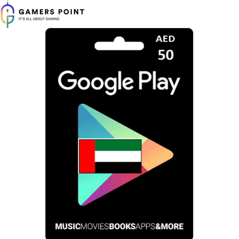 Google Play 50 AED Gift Card UAE