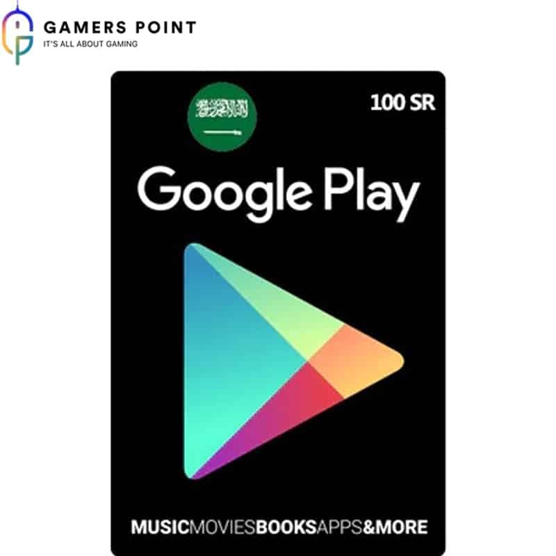 Google Play 100 SR Gift Card KSA