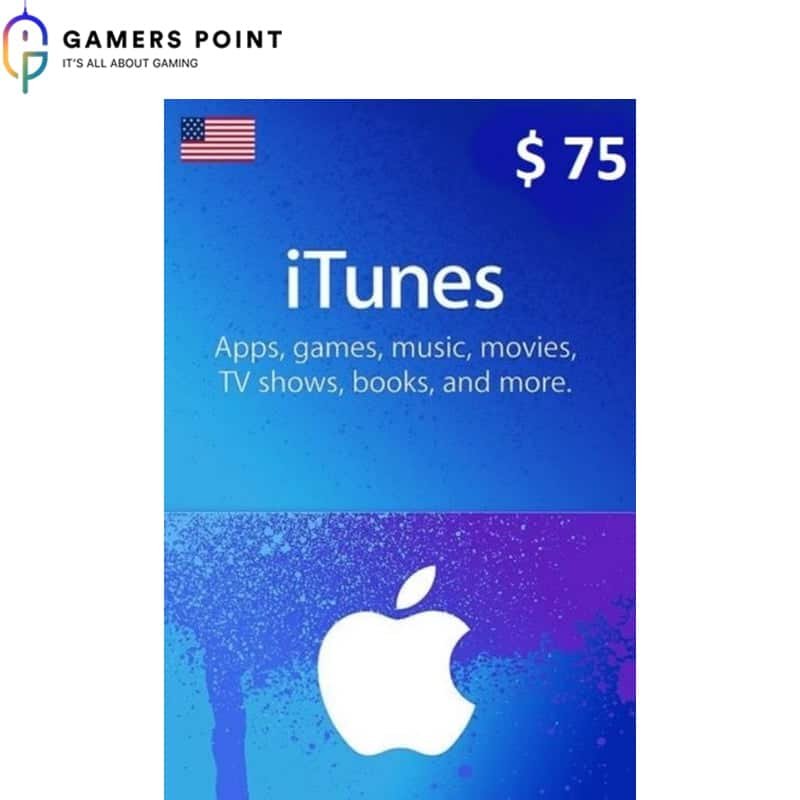 iTunes Gift Card $75 USA at Gamerspoint Bahrain | Instant Delivery