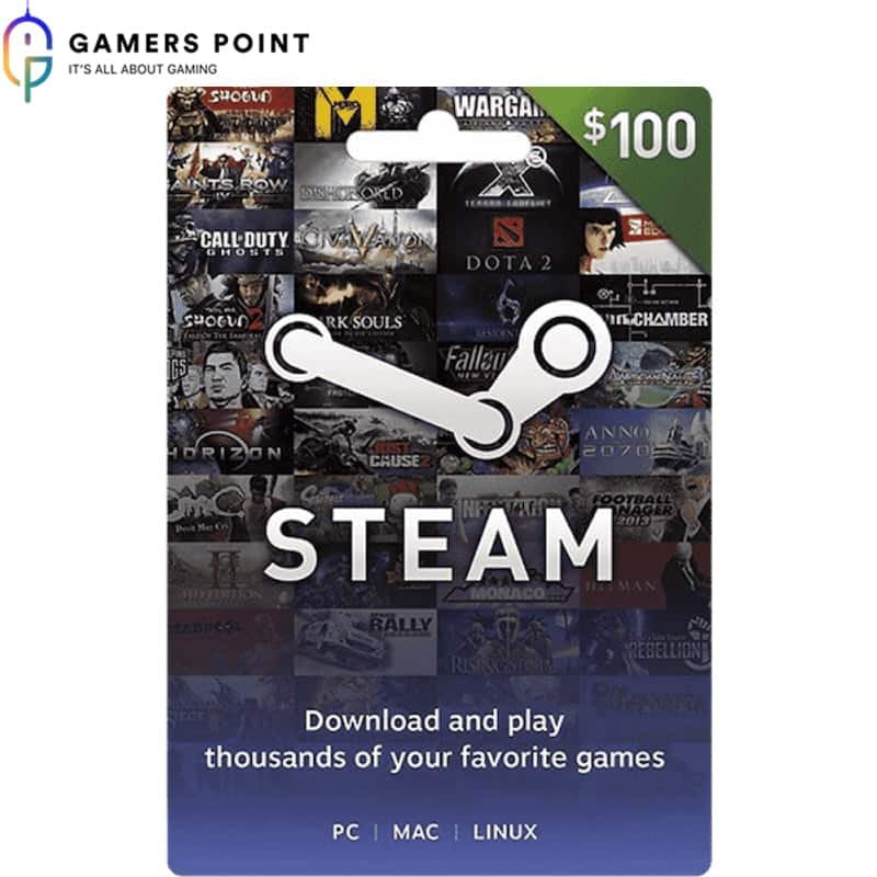 Steam Gift Card ($100) USA in Bahrain | Gamerspoint Online Shop