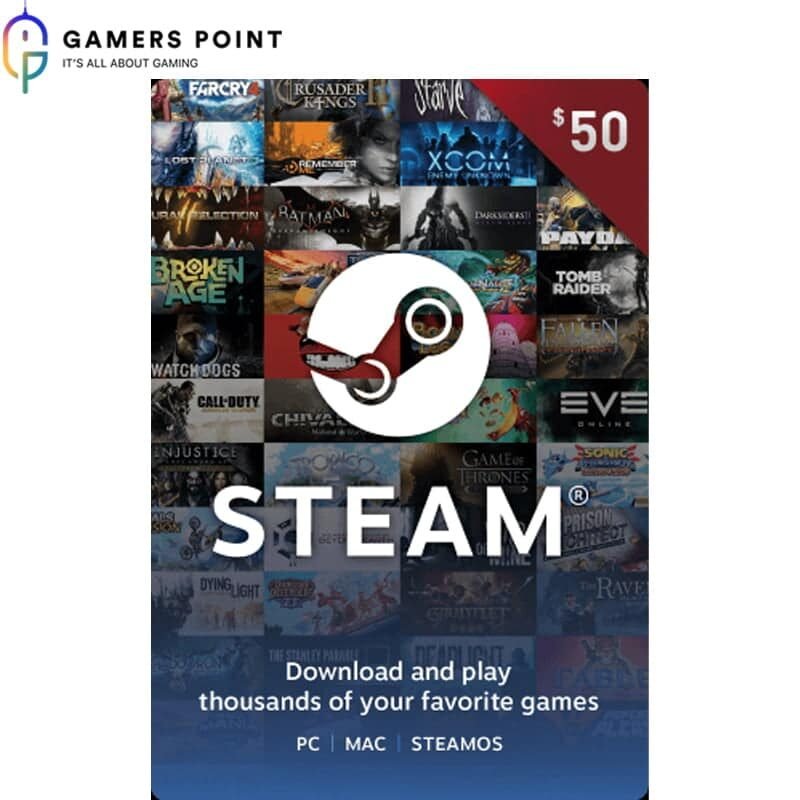 Steam Gift Card ($50) USA in Bahrain | Gamerspoint Online Shop