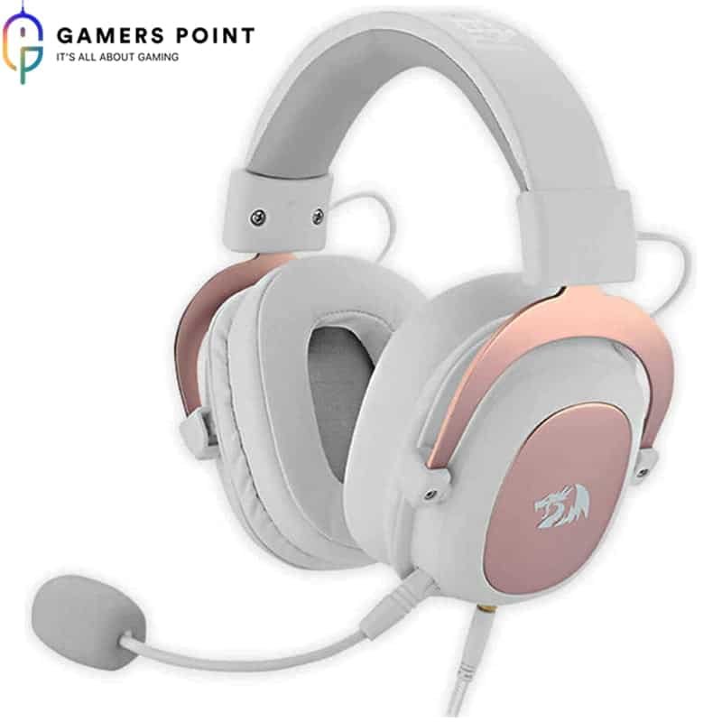 Gaming Headset Redragon 7.1 Sound White/Pink | Now In Bahrain