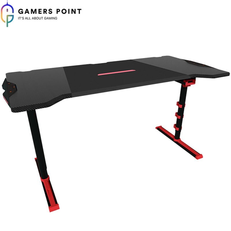 Twisted Minds GDTS-4F RGB Gaming Desk - Black/Red | Bahrain