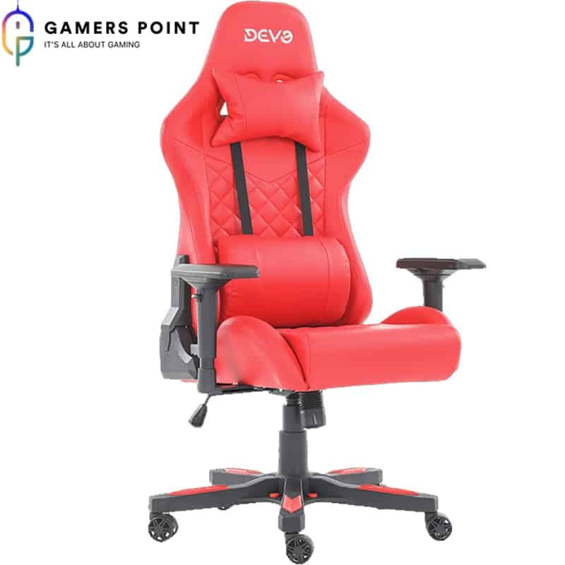 Devo Gaming Chair Red Alpha v2 at Gamers Point | In Bahrain