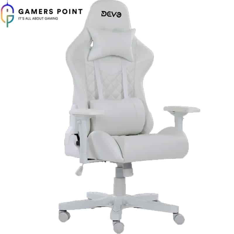 Devo Alpha Gaming Chair White for Quality and Comfort | Bahrain