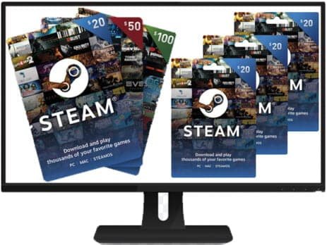 STEAM (GIFT CARDS)