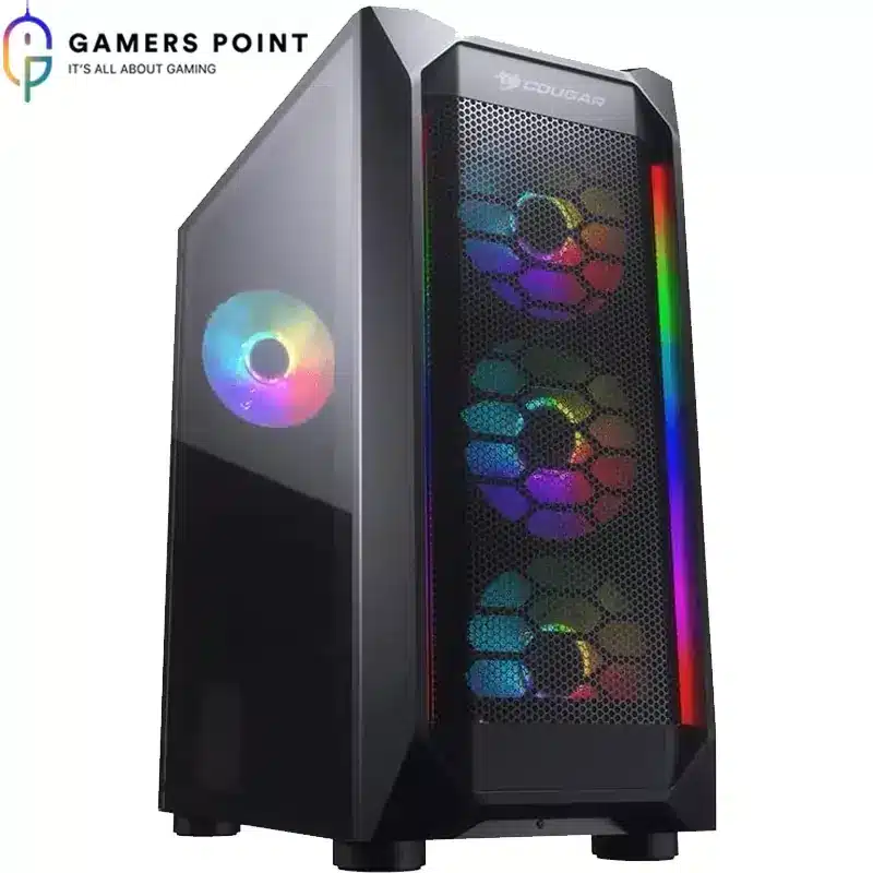 Cougar Mid Tower Case MX410 RGB | Gamerspoint in Bahrain