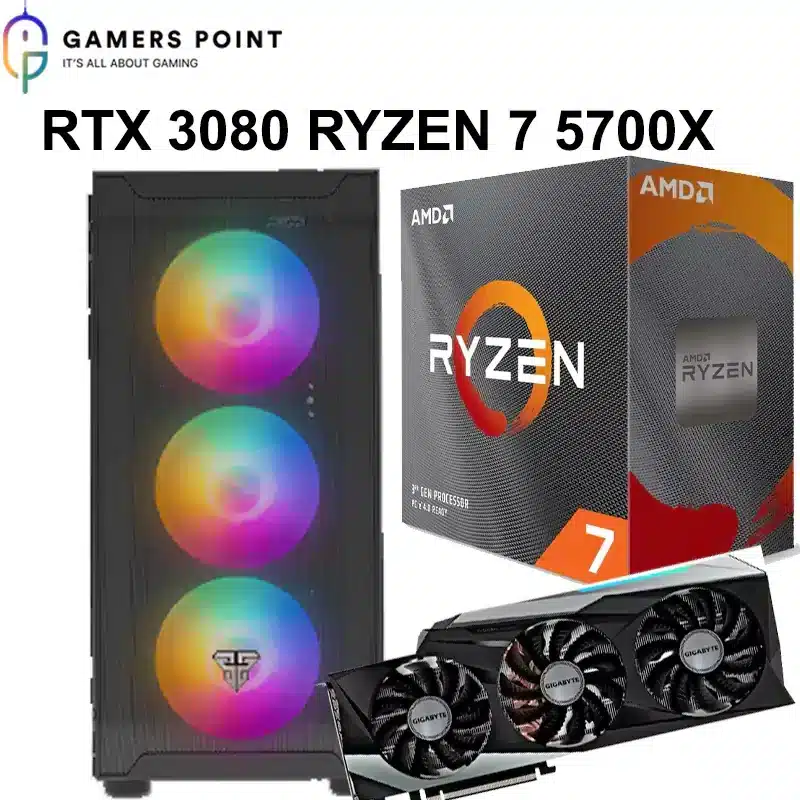 Gaming RTX 3080 / Ryzen 7 5700X PC Build | In Gamers Point