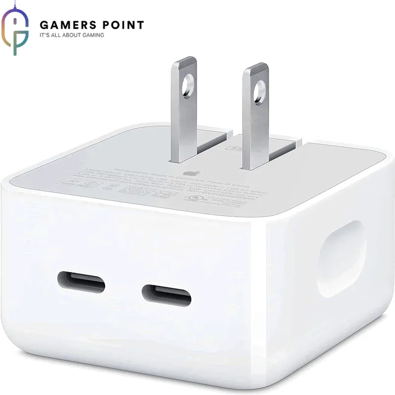 Apple 35W Dual Power Adapter USB-C Compact | Now In Bahrain