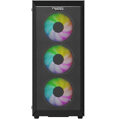 (Twisted Minds 03 Apex Mid Tower Gaming Case TM-GM-I (3 fan rgb - GAMES STORE